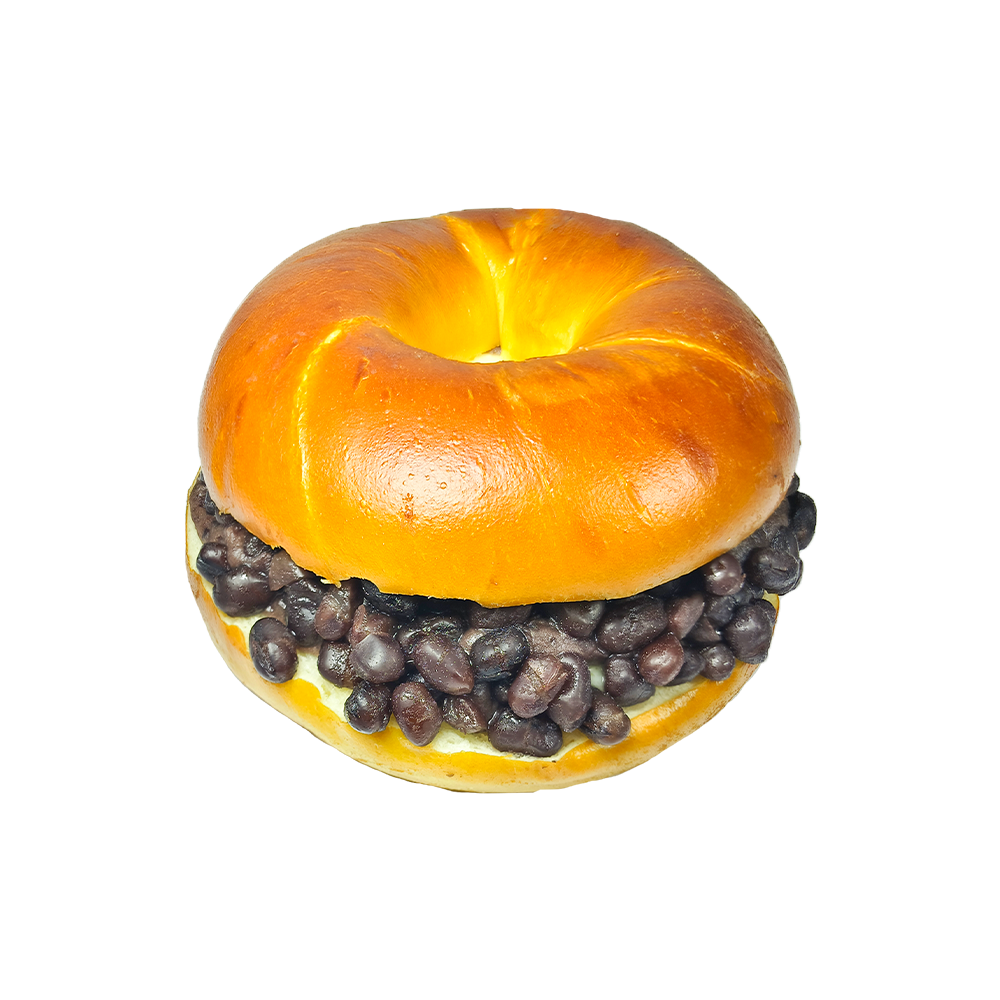 Bagel Keju Krim Kacang Merah Pretzel